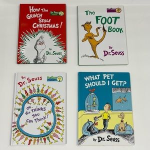 Lot of 4 Dr Seuss Books